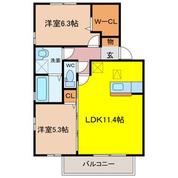 コンフォート・Ｎの物件間取画像